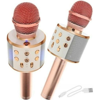 Izoxis 22191 Karaoke bluetooth mikrofon tmavě růžová