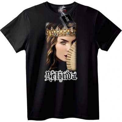 NOONEBRAND Тениска Кралска Корона на Kefkida - 4XL, Black