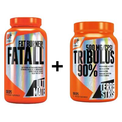 Extrifit Fatall Fat Burner 130 kapslí + Extrifit Tribulus 90 % 100 kapslí
