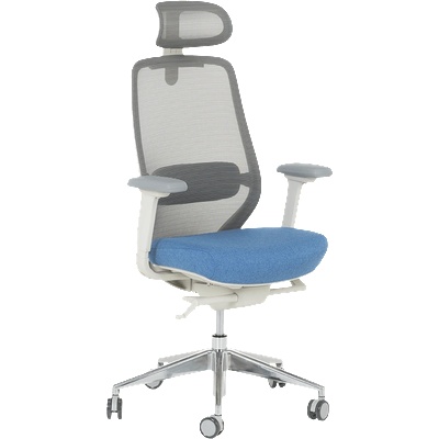 Ергономичен стол gland - син-сив (3520594)