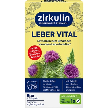 Zirkulin Leber Vital - 30 капсули