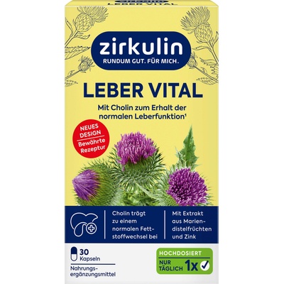 Zirkulin Leber Vital - 30 капсули