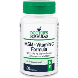 Doctors formulas ДОКТОРС ФОРМУЛАС msm +ВИТАМИН Ц 60 КАПСУЛИ / doctor' s formulas msm + vitamin c formula 60caps