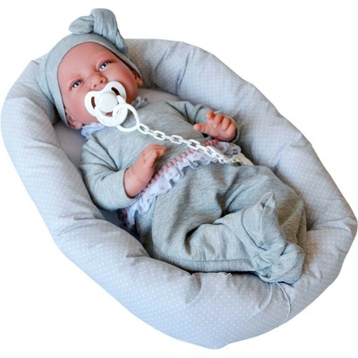 Antonio Juan 33228 CARLA realistická bábätko s mäkkým látkovým telom 42 cm