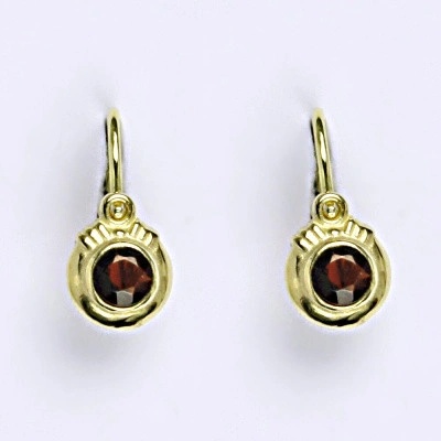 Čištín dětské zlaté se granátem žluté NK 1382