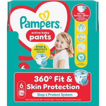 Pampers Памперс пелени размер 6 25 бр