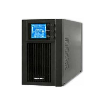 Qoltec UPS QOLTEC on-line pure (full) sine 1000VA 800W/USB/ 2xRJ45/ RS232/ 1xSchuko/ 1xFrench/ LCD