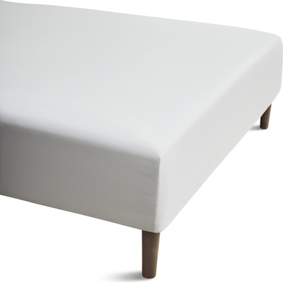 Juna Чаршаф с ластик Percale 180 x 210 x 30 см бял (618216)