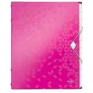 Leitz Esselte Briefcases with 12 compartments Leitz Wow pink (4634-00-23)