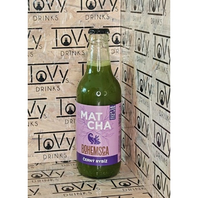 Bohemsca Matcha černý rybíz sklo 330 ml