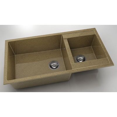 FAT Мивка Vanguard 235, Granicite, 343 White Frappe, с включен сифон