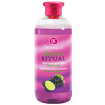 Dermacol Aroma Ritual Hrozno s limetkou antistresová pena do kúpeľa 500 ml