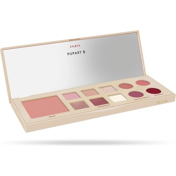 PUPA Pupart S 010278A001 Nude грим палитра за лице очи и устни