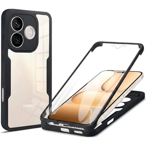 Techsuit Калъф за Honor 600 Lite - ColorVerse 360 Series + протектор - Techsuit - Черен (KF2363478)