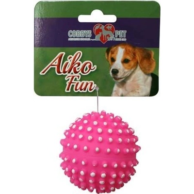 Cobbys Pet Aiko Fun Lopta s pichliačmi 6,5 cm