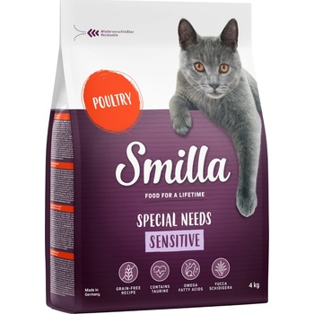 Smilla Adult Sensitive drůbeží bez obilovin 4 kg