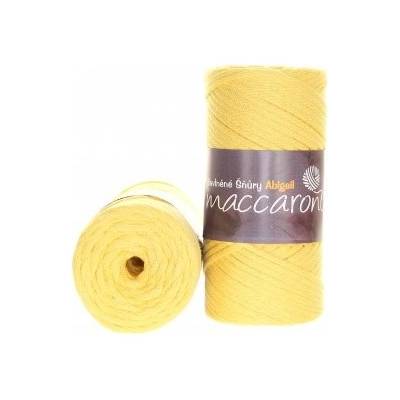 Maccaroni Šňůry Abigail 3mm - 408-02 vanilková