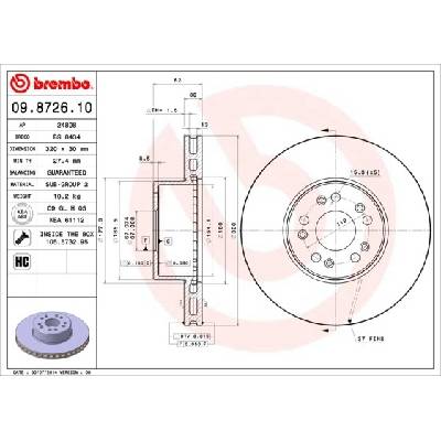 BREMBO 09.8726.10