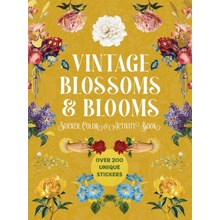 Vintage Blossoms and Blooms Sticker, Color & Activity Book