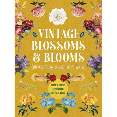 Vintage Blossoms and Blooms Sticker, Color & Activity Book