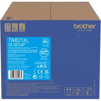 Image 1 of Brother КАСЕТА ЗА BROTHER HL L9430CDN/L9470CDN/L9630CDN/L9670CDN - Cyan - HIGH CAPACITY - PN TN821XLC (TN-821XLC) (101BRATN821XLC)
