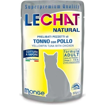 Monge Natural Tuniak a kura 80 g