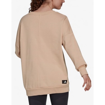 Adidas Sportswear Future Icons 3 Bar Crew Sweatshirt Beige