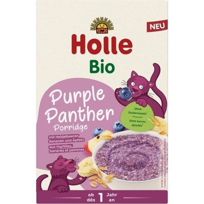 HOLLE Bio Purple panther kaša s čučoriedkami, banánom a jablkom 200 g