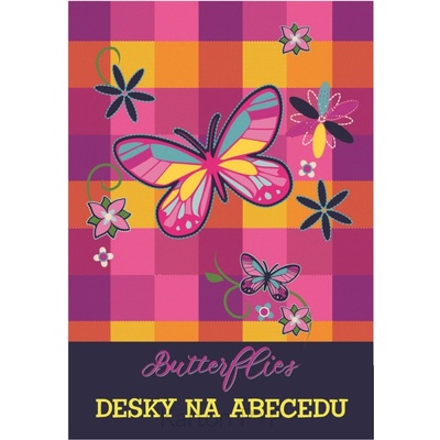 Dosky na abecedu Motýľ