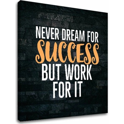 Motivačný obraz na stenu o úspechu_006 - 30x30 cm