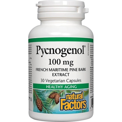 Natural Factors Pycnogenol, 100 mg, 30 капсули, Natural Factors