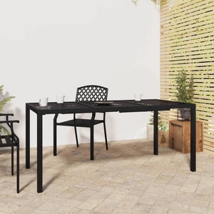 vidaXL Градинска маса антрацит 165x80x72 cм стомана (362746)