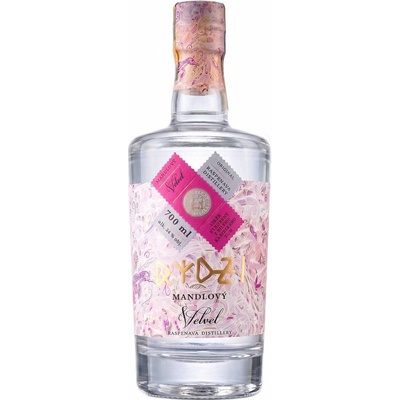 Raspenava Likér Velvet mandlový & karibský rum 34% 0,7 l (holá láhev)