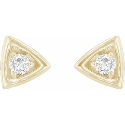 Eppi Trojúhelníkové náušnice 2v1 s lab-grown diamanty Macie E43808