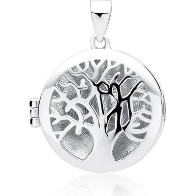 Olivie Stříbrný otevírací medailonek Strom Života 4936