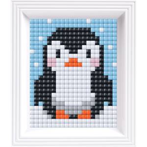 Pixelhobby Мозайка с рамка и пиксели XL, Pixelhobby - Пингвинче (12073)