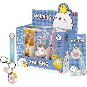 YuMe Ключодържател YuMe Animation: Molang, Animal Costume Series, асортимент (TOY-0246)