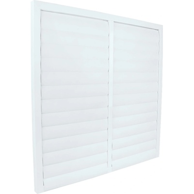 Dalap Kovová so gravitačnými lamelami bez príruby 685x685 mm biela