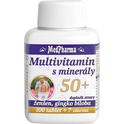 MedPharma Multivitamín s minerálmi 50+ 107 tabliet