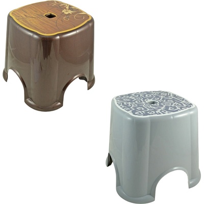 HOME Taburetka plastová s motívom 28 cm