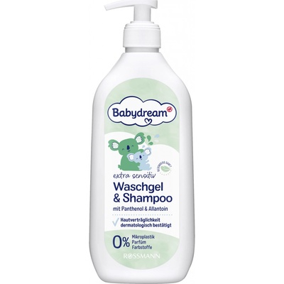 Babydream mycí emulze a šampon 2v1 extra sensitive 200 ml