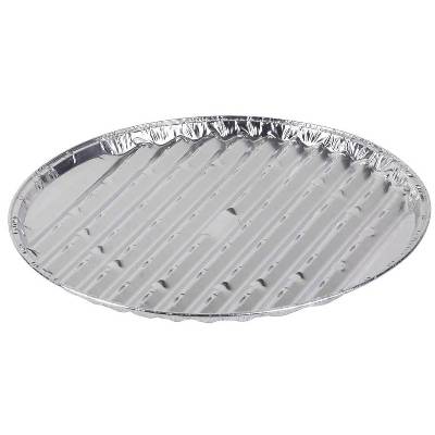 SLOVAKIA TREND 2212287 Magic Home Hliníkové grilovacie tácky 33x1,5 cm okrúhle, perforované 3 ks