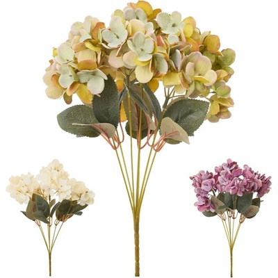 KS HYDRANGEA, ZELEŇ MIX/3F 36CM