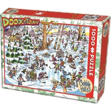 Cobble Hill Doodle Town: Hokejové město 1000 dílků