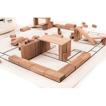 Didawood Kostky s půdorysem 76 ks