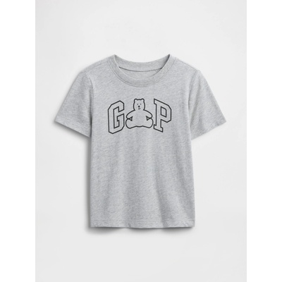GAP Baby tričko s logem šedá – Zboží Mobilmania