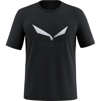 Salewa Pánske Solidlogo Dri-Rel S/S Tee čierne