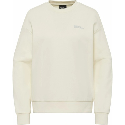 Jack Wolfskin Essential CrewnecK W biela
