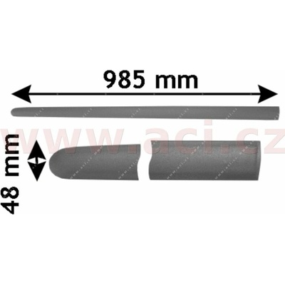 Ozdobná / ochranná lišta, dveře VAN WEZEL 5894423