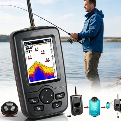 Deeper Smart Fishfinder Sonar Pro Black DP1H20S10